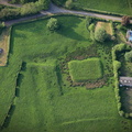 aerial photograph of Moated site at Wyfordby