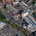Cowley Centre Oxfordshire from the air 