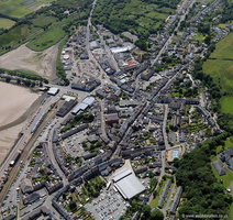 Pwllheli on the Llyn Peninsiula North Wales  aerial photograph