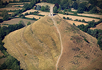 aerial photographs of
                    Galtonbury Tor