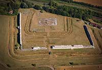 aerial photographs of
                      Richborough Roman Fort