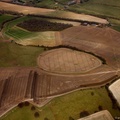Perborough Castle Iron Age hill fort , Berkshire  aerial photo 