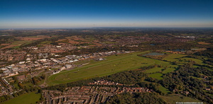 Newbury Racecourse aerial photo
