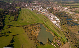 Newbury Racecourse aerial photo