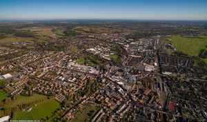 Newbury Berkshire aerial photo