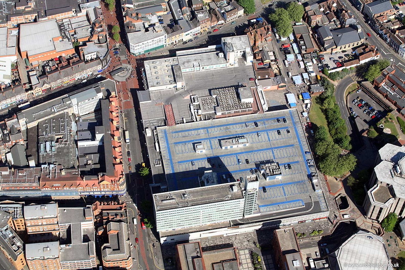 Broad Street Mall Shopping Centre  Reading  aerial photograph