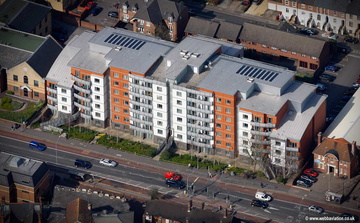 Crossway Point  King's Road Reading  aerial photograph