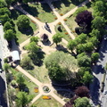 Forbury Gardens Reading aerial photograph