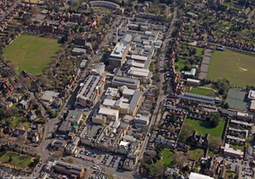 Royal Berkshire Hospital   Reading   aerial view