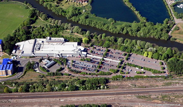 Tesco Supermarket Reading aerial photograph