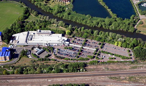 Tesco Supermarket Reading aerial photograph