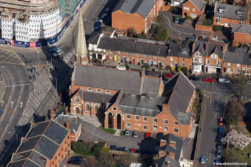 Wesley Methodist Church Reading  aerial photograph