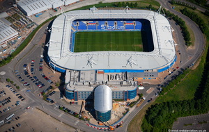 The Madejski Stadium Reading, Berkshire, England UK home of Reading Football Clubaerial photograph 