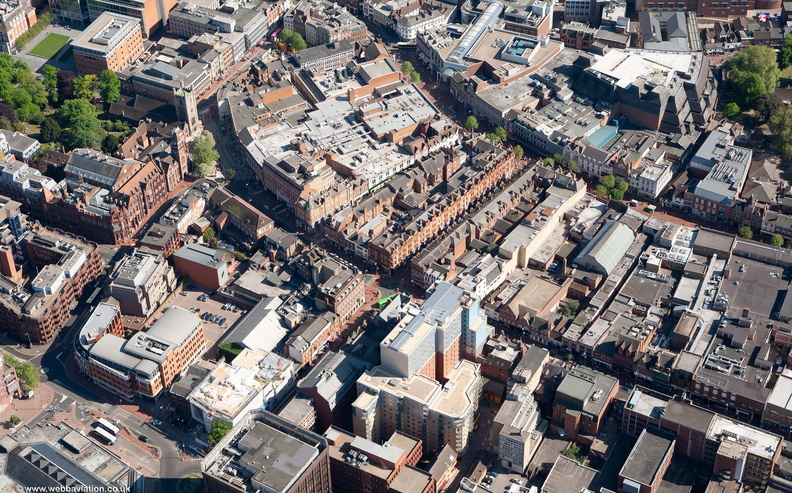 Friar St Reading town centre RG1  aerial photo