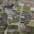 Bletchley Park Milton Keynes Buckinghamshire aerial photograph
