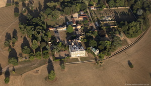 Claydon House Buckinghamshire aerial photograph