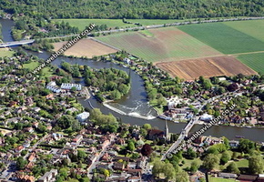 Marlow Buckinghamshire aerial photograph
