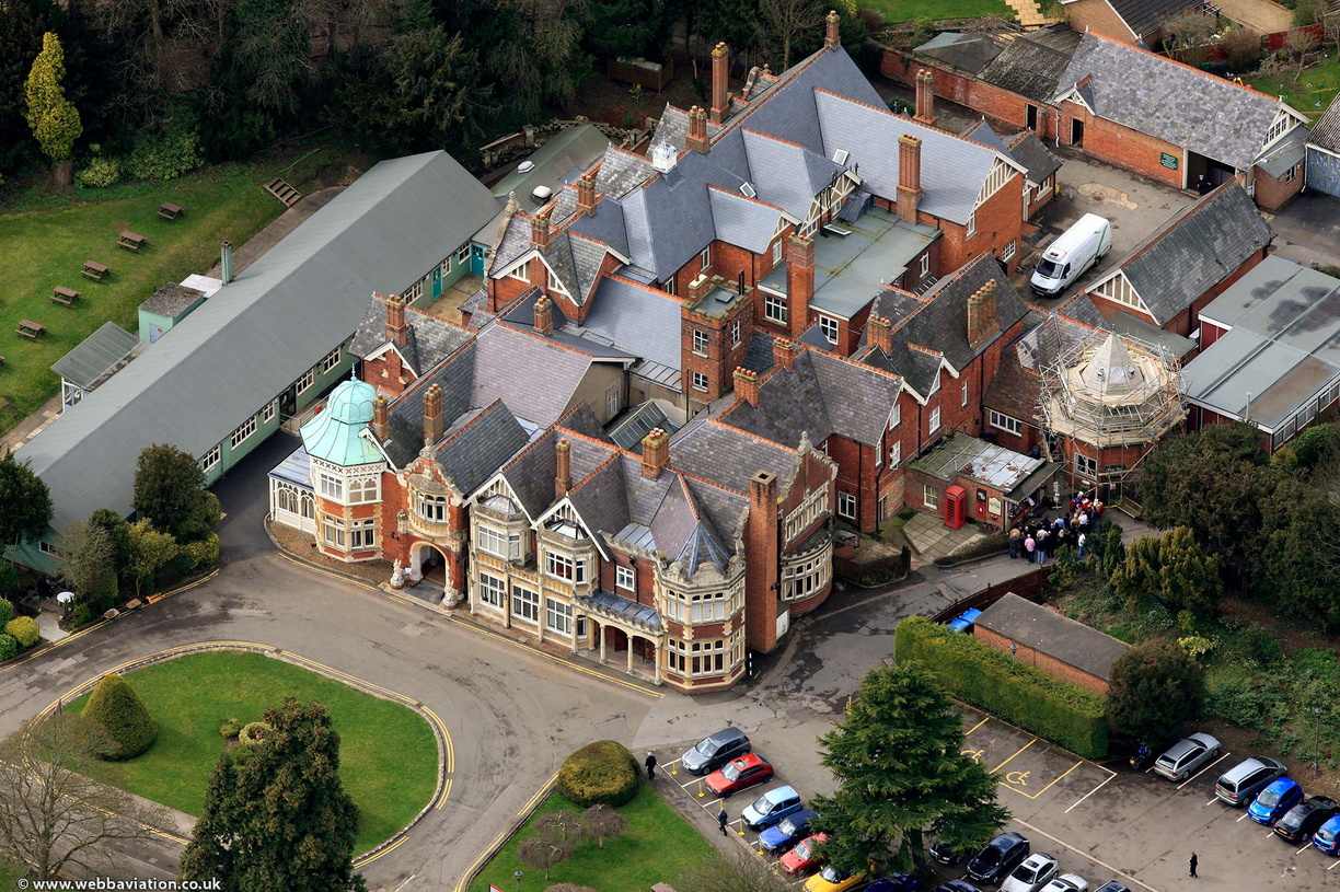 Bletchley Park  from the air