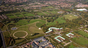 Campbell Park, Milton Keynes from the air