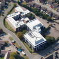 Harben House,Newport Pagnell from the air
