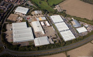 Interchange Park , Newport Pagnell from the air