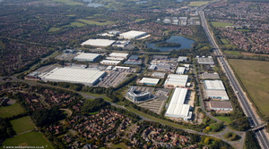 Tongwell Industrial Estate,  Milton Keynes MK15 from the air