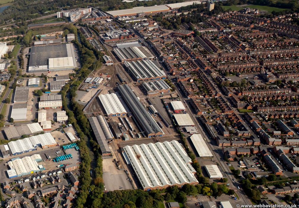 Knorr-Bremse Wolverton Works  from the air