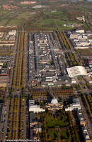 The Centre:mk  shopping centre in   Milton Keynes   from the air