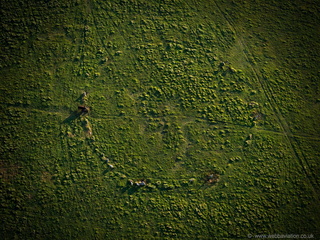  Fernacre stone circle Bodmin Moor from the air