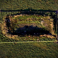 King Arthur's Hall on Bodmin Moor  from the air