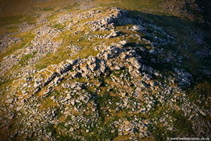 Rough Tor Bodmin Moor aerial photograph