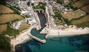 Charlestown  Cornwall   from the air