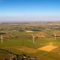 Delabole wind farm  aerial photograph