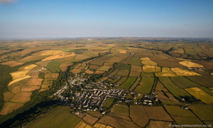 Forrabury Cornwall aerial photograph