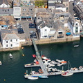 Albert Quay Fowey Cornwall aerial photo
