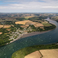 Golant and  the River Fowey  aerial photograph