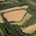 Golden Camp hillfort Probus  Cornwall aerial photograph