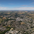 Liskeard Cornwall UK aerial photograph
