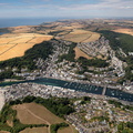 Looe   Cornwall  aerial photograph