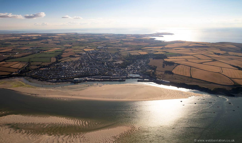 Padstow Cornwal  from the air