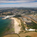 Par Sands Cornwall   from the air