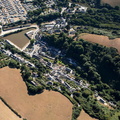 Pentewan Cornwall aerial photograph