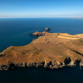 Pentire Head Cornwall  from the air 