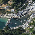 Polperro from the air