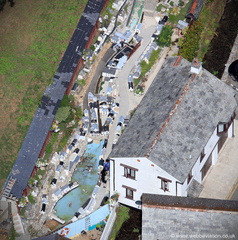 Polperro Model Village from the air