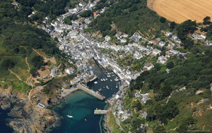 Polperro from the air