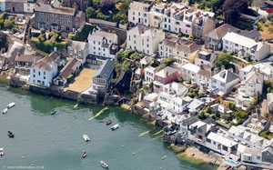 Polruan Cornwall  from the air