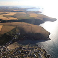 Port Isaac Cornwall  from the air