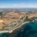Portwrinkle Cornwall  aerial photograph