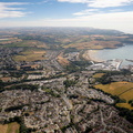 St Blazey Cornwall   from the air